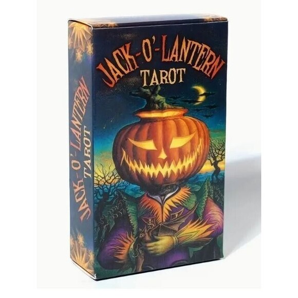 Jack O' Lantern Tarot Deck Halloween Pumpkin Cards Standard Edition Guidebook - Picture 8 of 8
